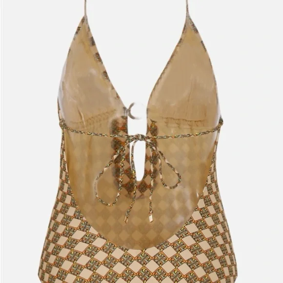 Tory Burch ring holder swim one piece XL - Picture 2 of 5